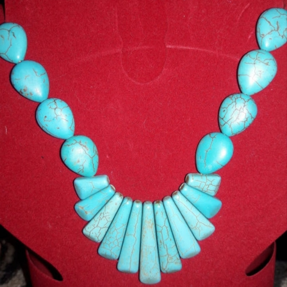 Turquoise "Lucinite" Necklace